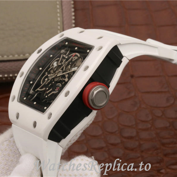 Richard Mille Replica RM055 Rubber strap 50MM - WatchesReplica.is