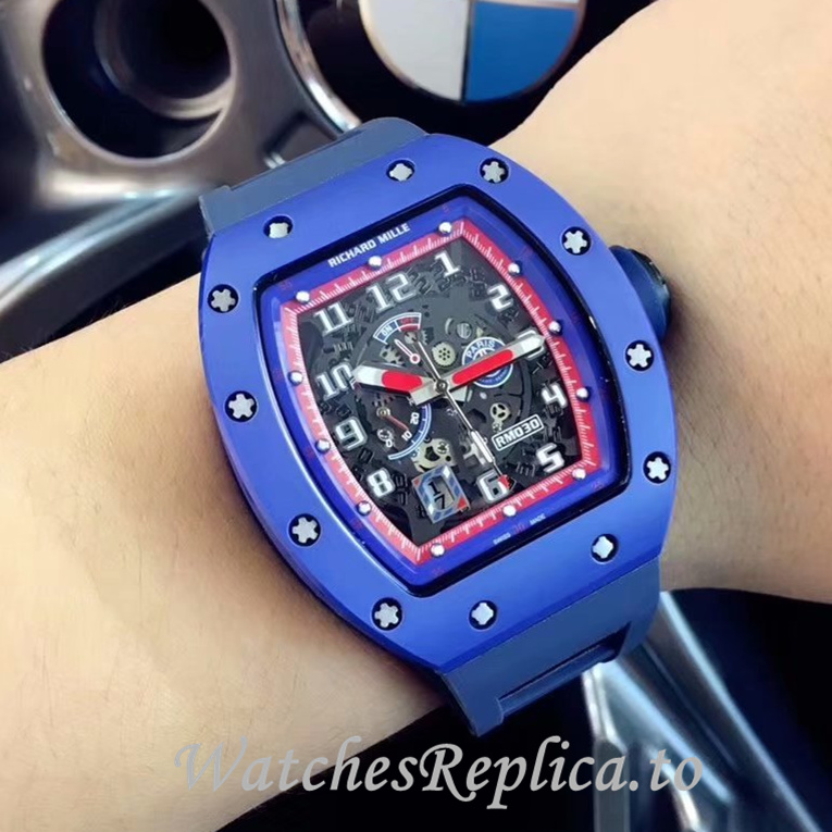 Richard Mille Replica RM030 Rubber strap 50MM - WatchesReplica.is