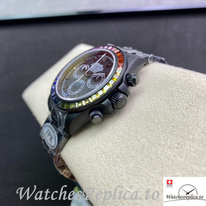 Swiss Rolex Daytona 116598RBOW Replica Stainless steel strap 40MM - WatchesReplica.is