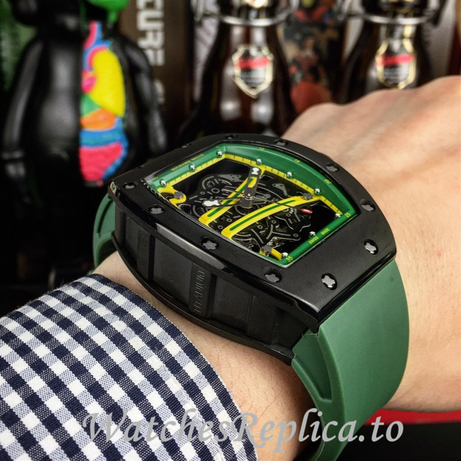 Richard Mille Replica RM61-01 Rubber strap 50MM - WatchesReplica.is