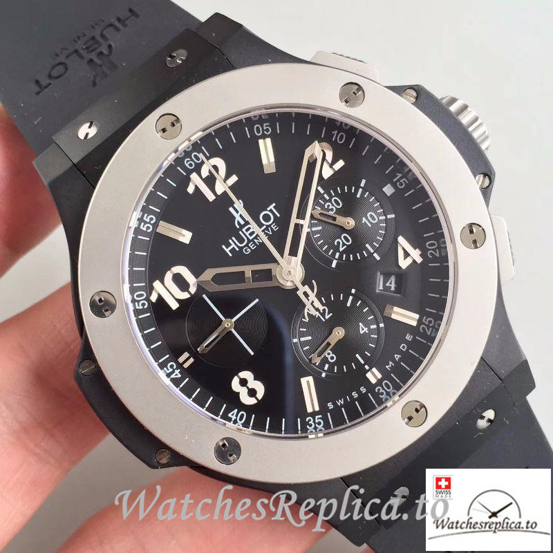 Swiss Hublot Big Bang Ice Bang Replica 301.CK.1140.RX Black Strap 44MM - WatchesReplica.is
