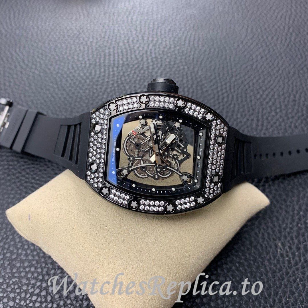 Richard Mille Replica RM055 Rubber strap 50MM - WatchesReplica.is