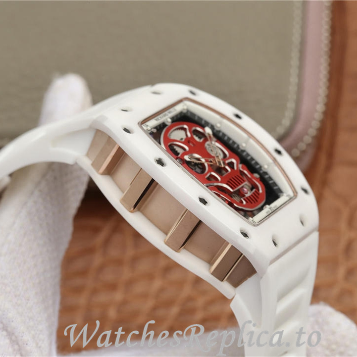 Richard Mille Replica RM52-01 Rubber strap 50MM - WatchesReplica.is