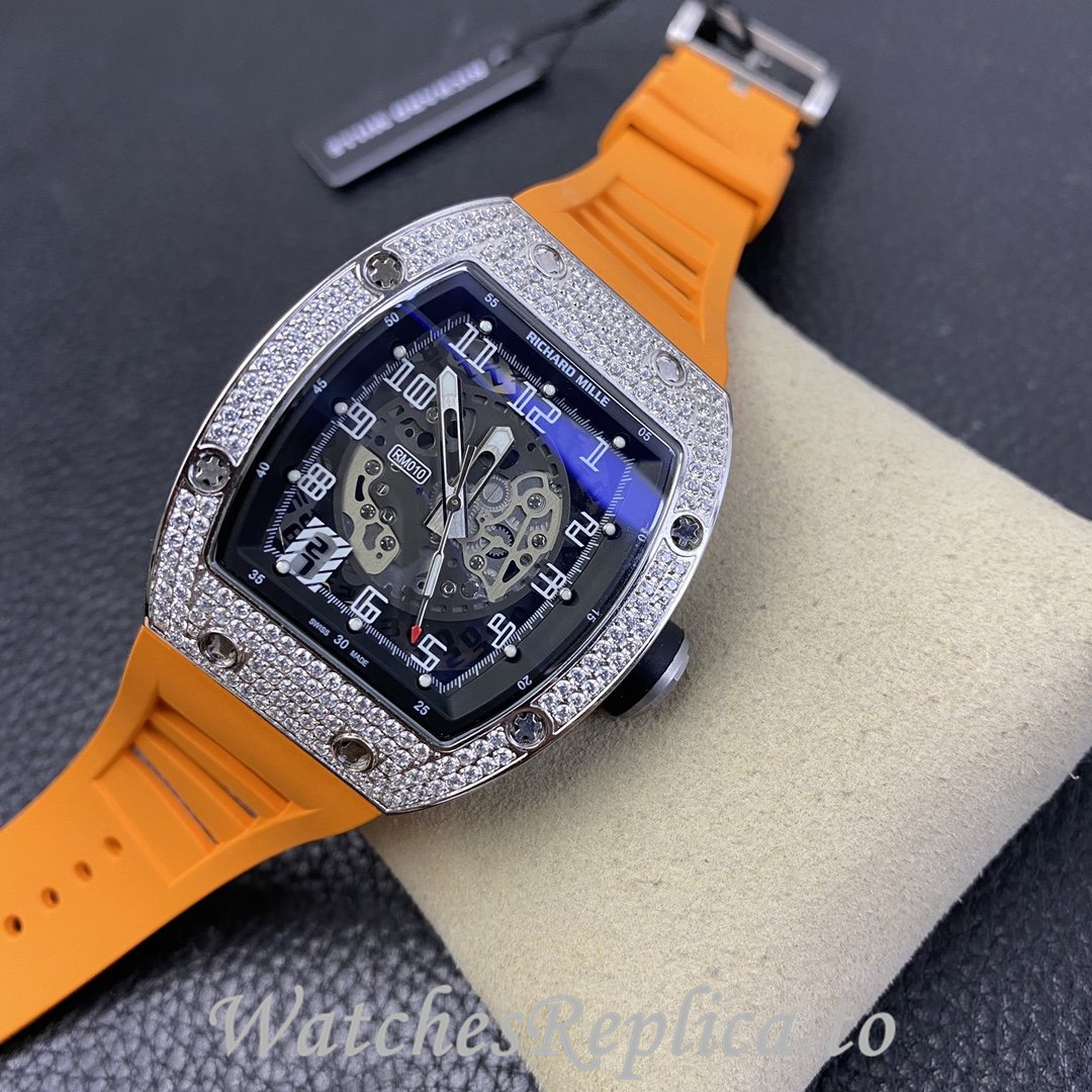 Richard Mille Replica RM010 Rubber strap 48MM - WatchesReplica.is
