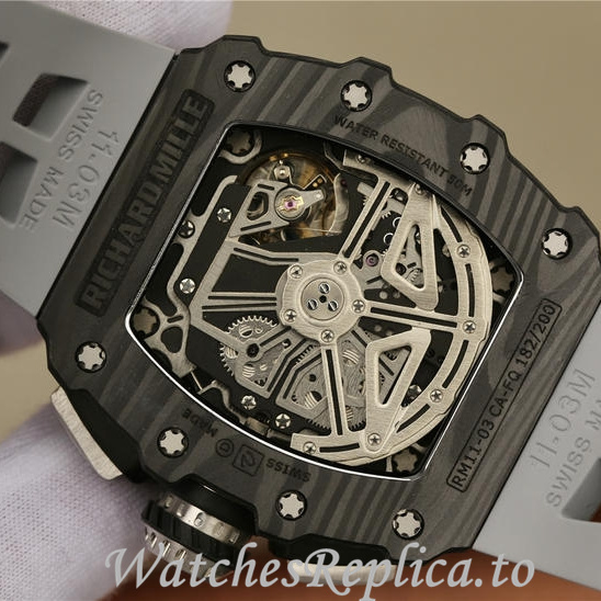 Richard Mille Replica RM11-03 Rubber strap 50MM - WatchesReplica.is