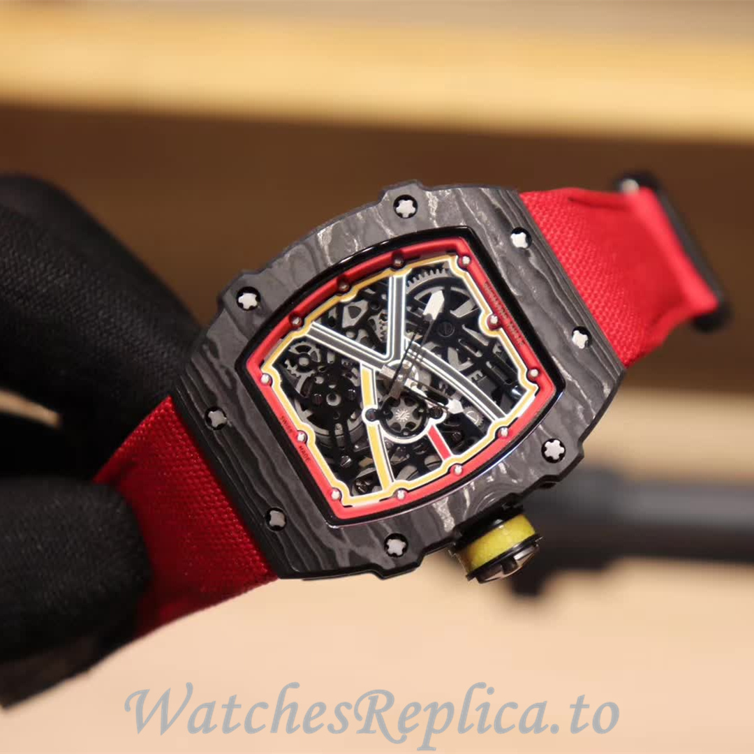 Richard Mille Replica RM67-02 Canvas strap 38.70x47.52MM - WatchesReplica.is