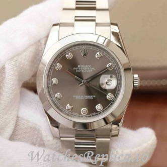 Swiss Rolex Datejust Replica 126300 Stainless steel strap 41MM - WatchesReplica.is