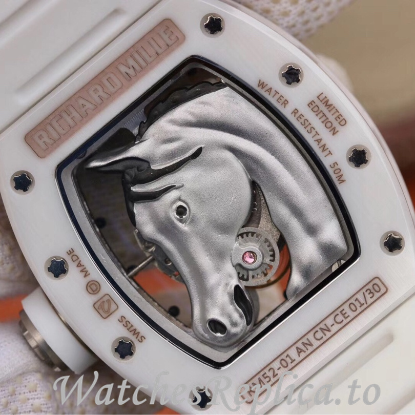 Richard Mille Replica RM52-02 Rubber strap 50MM - WatchesReplica.is