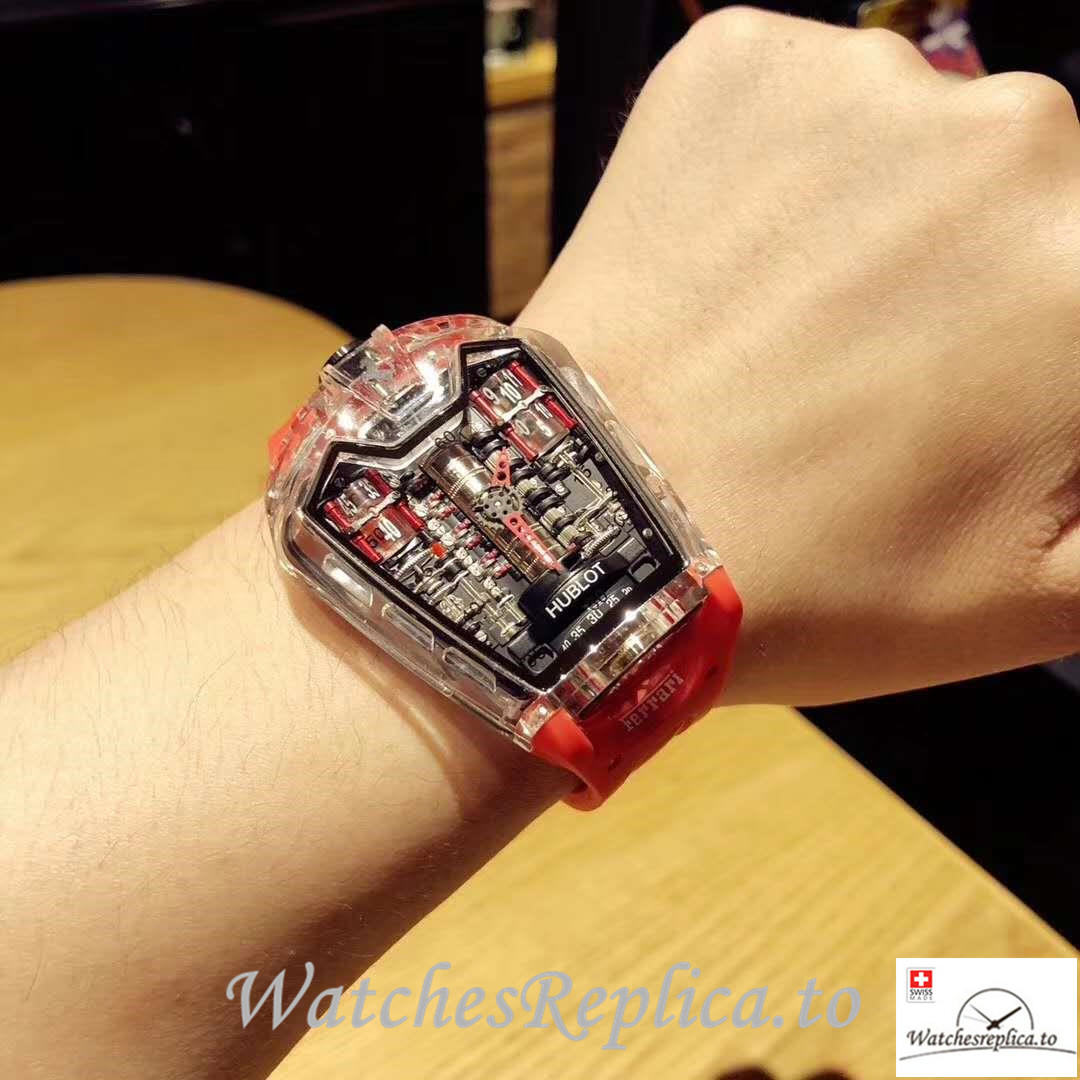 Swiss Hublot LaFerrari Replica MP-05 Red Strap 50MM X 45MM X 30MM - WatchesReplica.is
