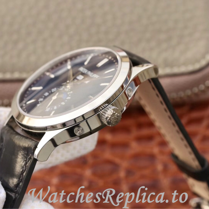 Patek Philippe Replica Complications 5396 Leather strap 38.5MM - WatchesReplica.is