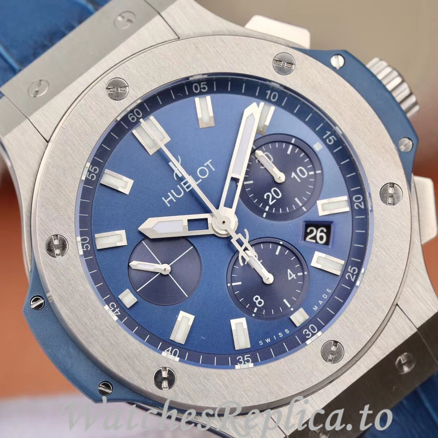 Hublot Replica Big Bang Leather strap 44MM - WatchesReplica.is