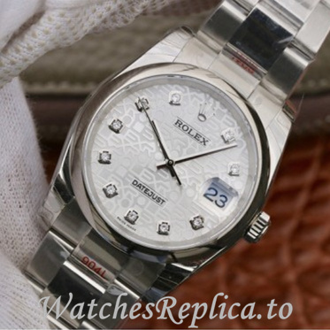 Swiss Rolex Datejust Replica 116234 Stainless steel strap 36MM - WatchesReplica.is