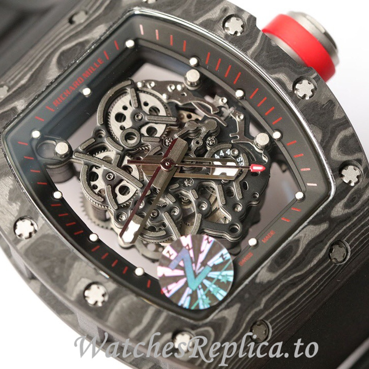 Richard Mille Replica RM055 Rubber strap 50MM - WatchesReplica.is