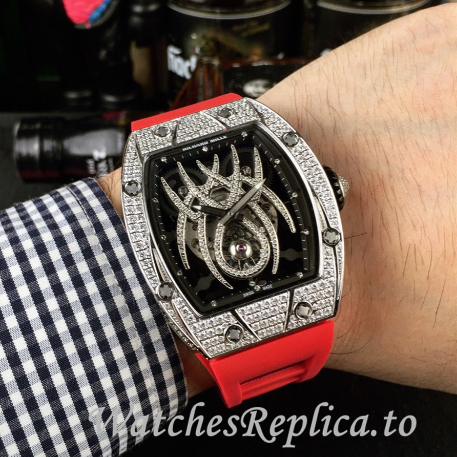 Richard Mille Replica RM19-01 Rubber strap 50MM - WatchesReplica.is