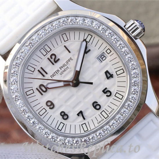 Patek Philippe Replica Aquanaut 5068 Rubber strap 35.6MM - WatchesReplica.is