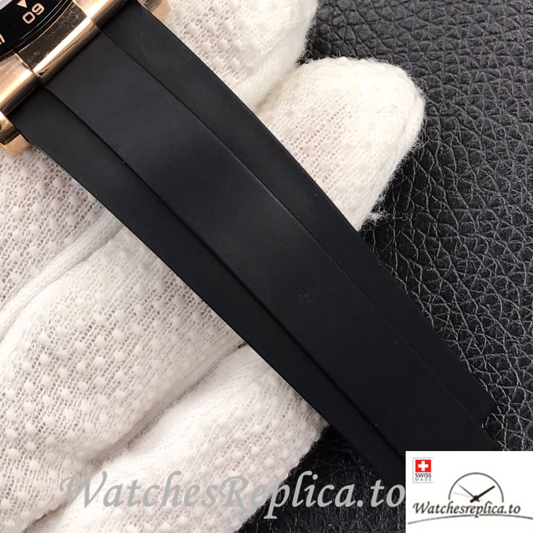 Swiss Rolex Daytona Replica 116515LN Rubber strap 40MM - WatchesReplica.is