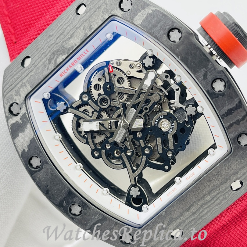 Richard Mille Replica RM055 Canvas strap 50MM - WatchesReplica.is