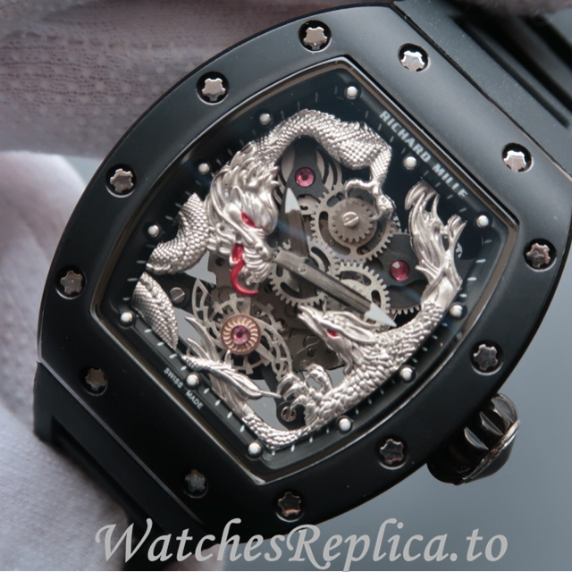 Richard Mille Replica RM57-01 Rubber strap 50MM - WatchesReplica.is