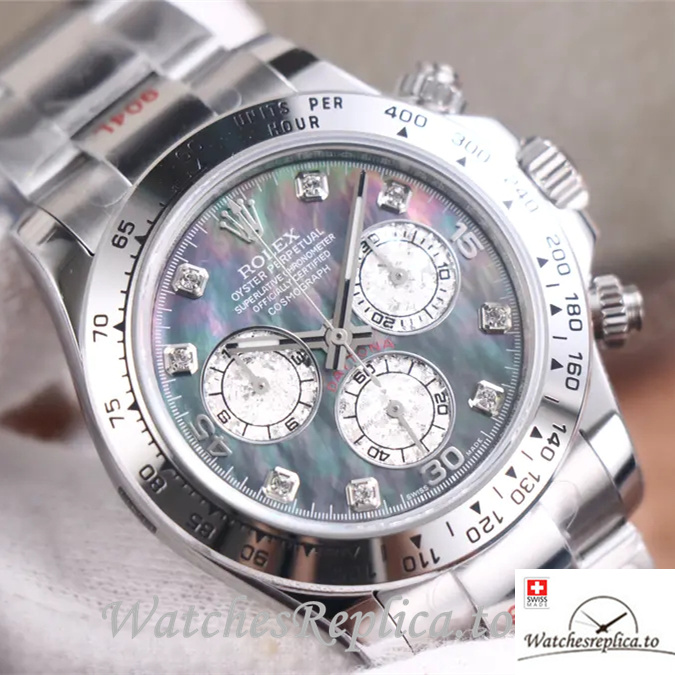 Swiss Rolex Daytona Replica 116509 Stainless steel strap 40MM - WatchesReplica.is
