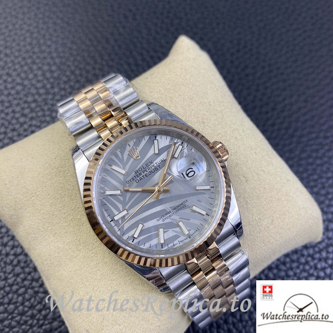 Swiss Rolex Datejust Replica 126233 Stainless steel strap 36MM - WatchesReplica.is
