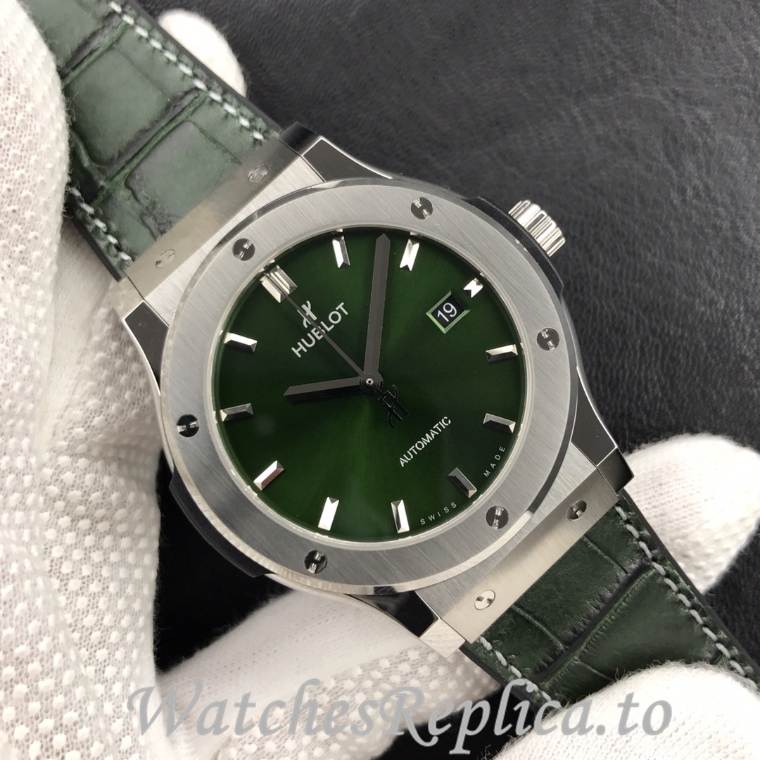 Hublot Replica Classic Fusion Series Leather strap 42MM - WatchesReplica.is