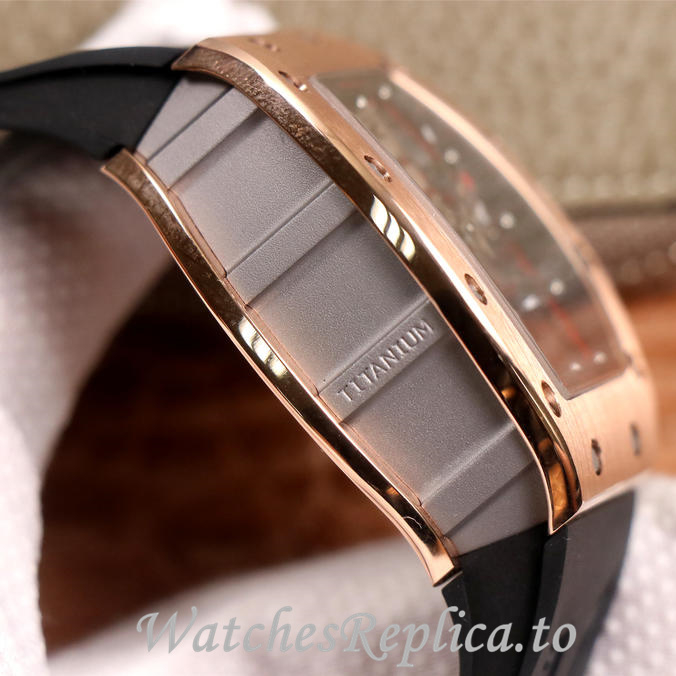 Richard Mille Replica RM011 Rubber strap 50MM - WatchesReplica.is