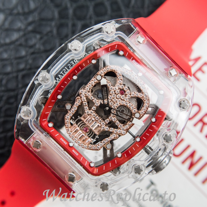 Richard Mille Replica RM052 Rubber strap 50MM - WatchesReplica.is