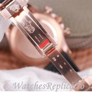 Swiss Rolex Daytona Replica 116598RBOW Rubber strap 40MM - WatchesReplica.is