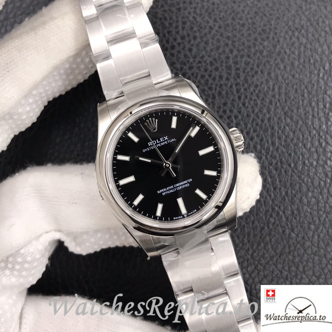 Swiss Rolex Oyster Perpetual Replica 277200 Stainless steel strap 31MM - WatchesReplica.is