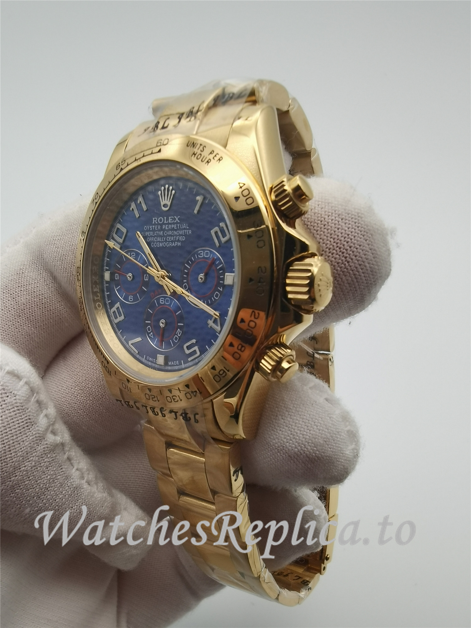 Rolex Daytona Blue Dial 116528 - WatchesReplica.is