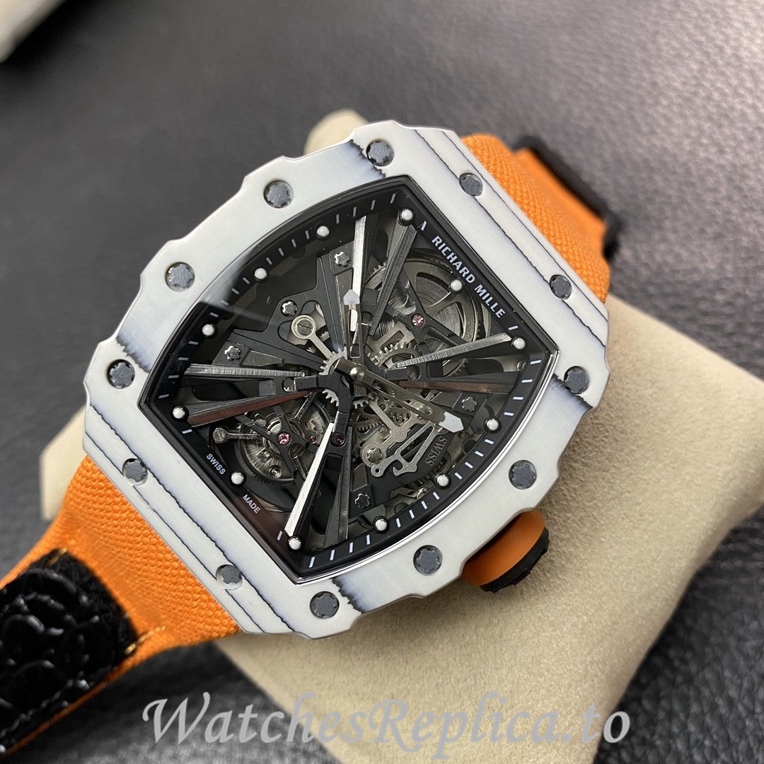 Richard Mille Replica RM12-01 Canvas strap 50MM - WatchesReplica.is