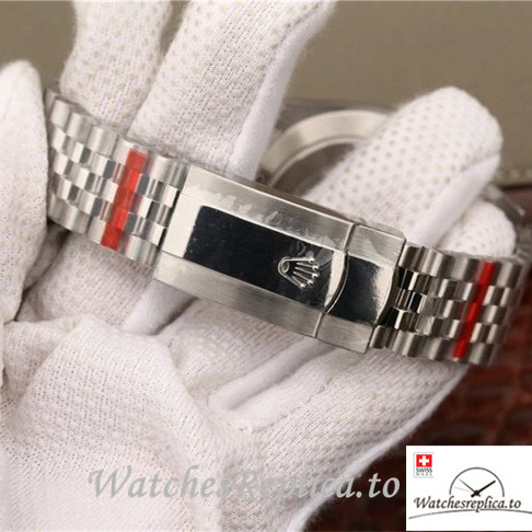 Swiss Rolex Datejust Replica 126300-0002 Stainless steel strap 41MM - WatchesReplica.is