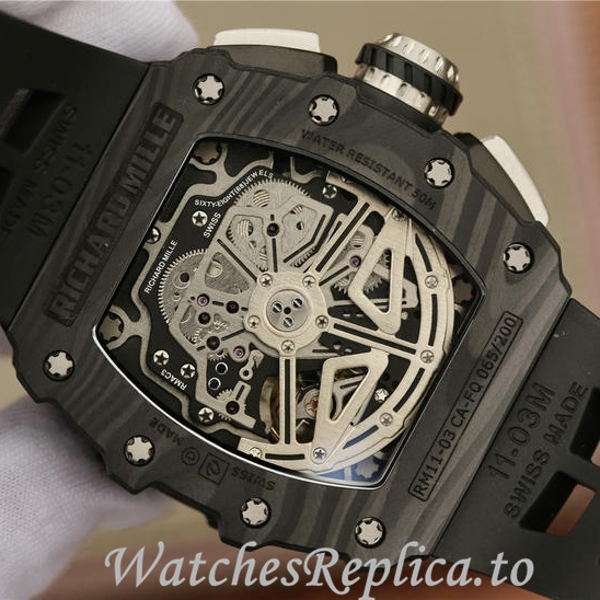 Richard Mille Replica RM11-03 Rubber strap 50MM - WatchesReplica.is
