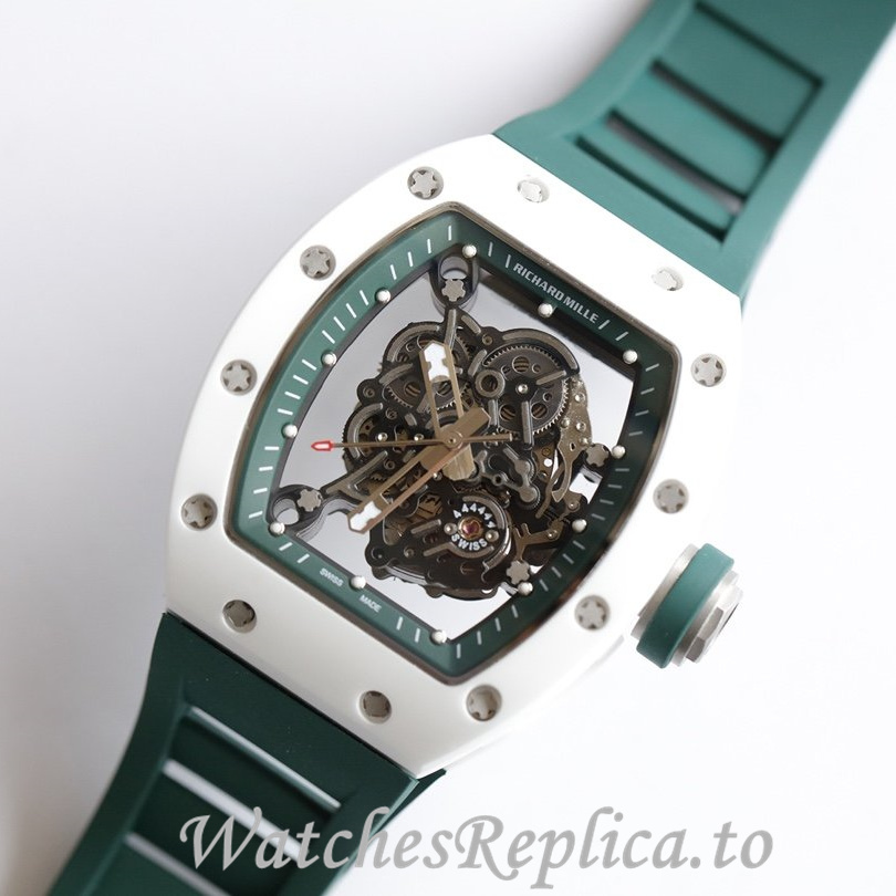 Richard Mille Replica RM055 Rubber strap 50MM - WatchesReplica.is