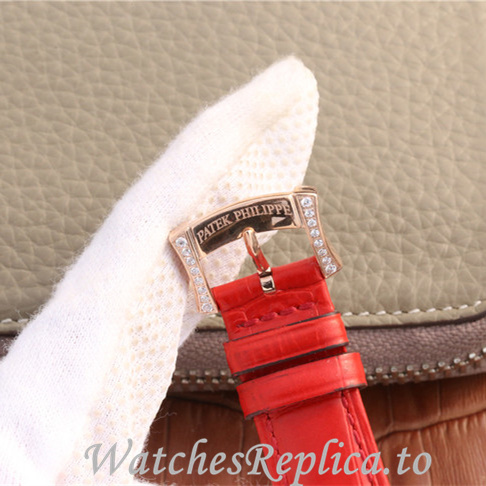 Patek Philippe Replica Complications 4968 Leather strap 33.3MM - WatchesReplica.is