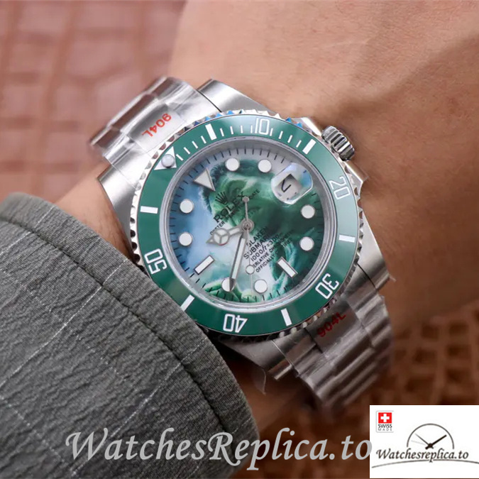 Swiss Rolex Submariner Replica Stainless steel strap 40MM - WatchesReplica.is