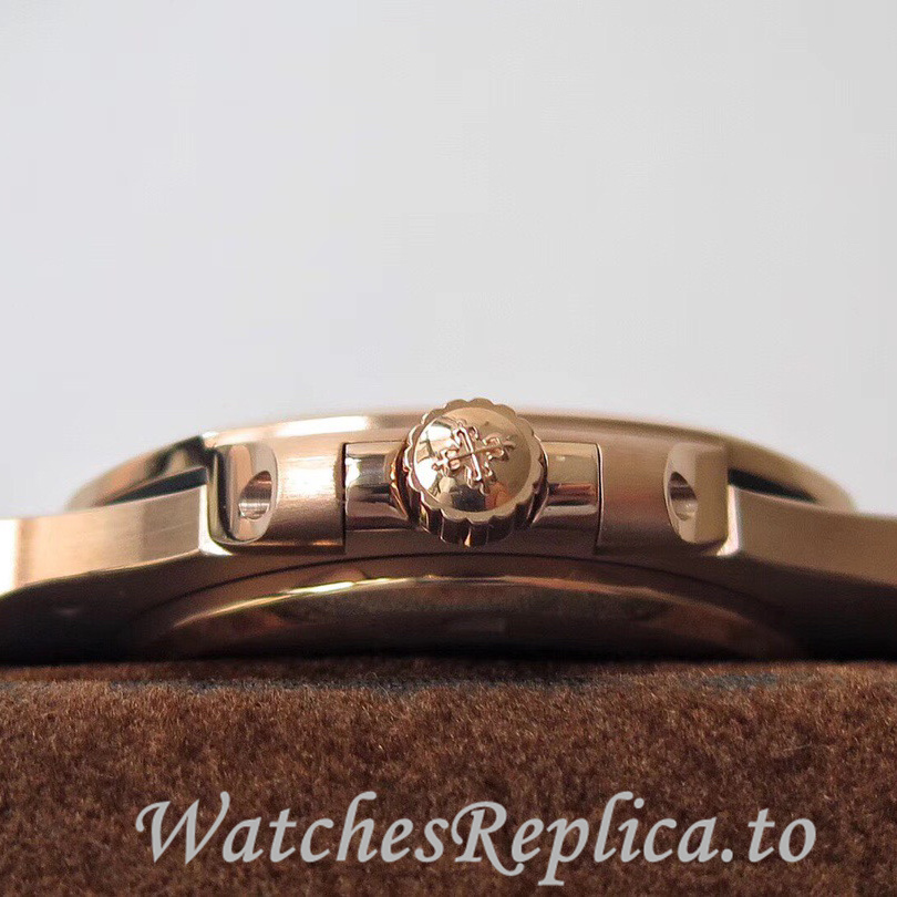 Patek Philippe Replica Nautilus Stainless steel strap 40MM - WatchesReplica.is