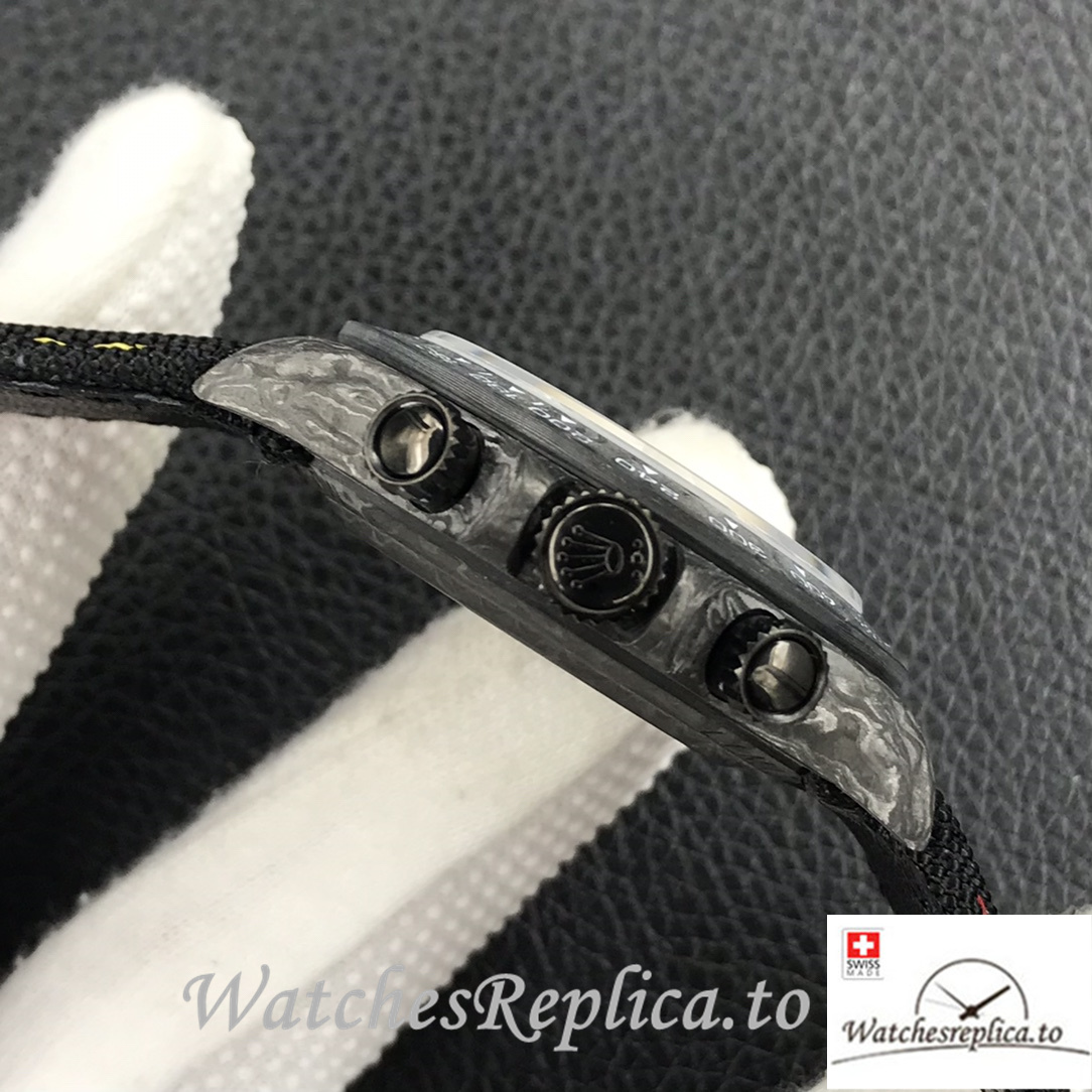 Swiss Rolex Daytona Replica Canvas strap 40MM - WatchesReplica.is