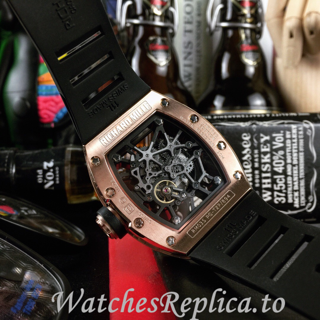 Richard Mille Replica RM035-AMERICA5 Rubber strap 50MM - WatchesReplica.is