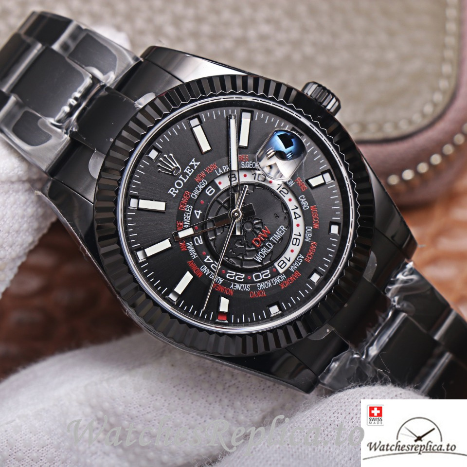 Swiss Rolex Sky Dweller Replica 326934 Stainless steel strap 40MM - WatchesReplica.is