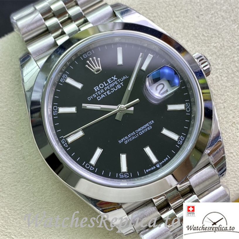 Swiss Rolex Datejust Replica 126331 Stainless steel strap 41MM - WatchesReplica.is