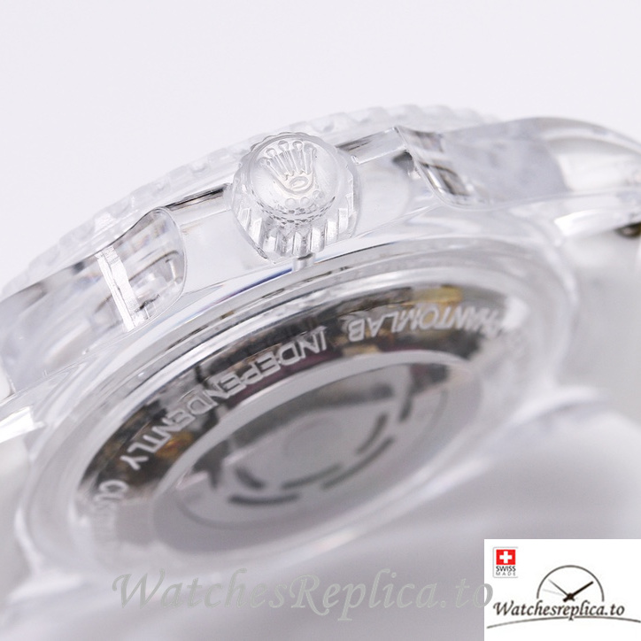 Swiss Rolex Submariner Replica Rubber strap 40MM PHANTOMLAB&ROLEX Black Dial - WatchesReplica.is