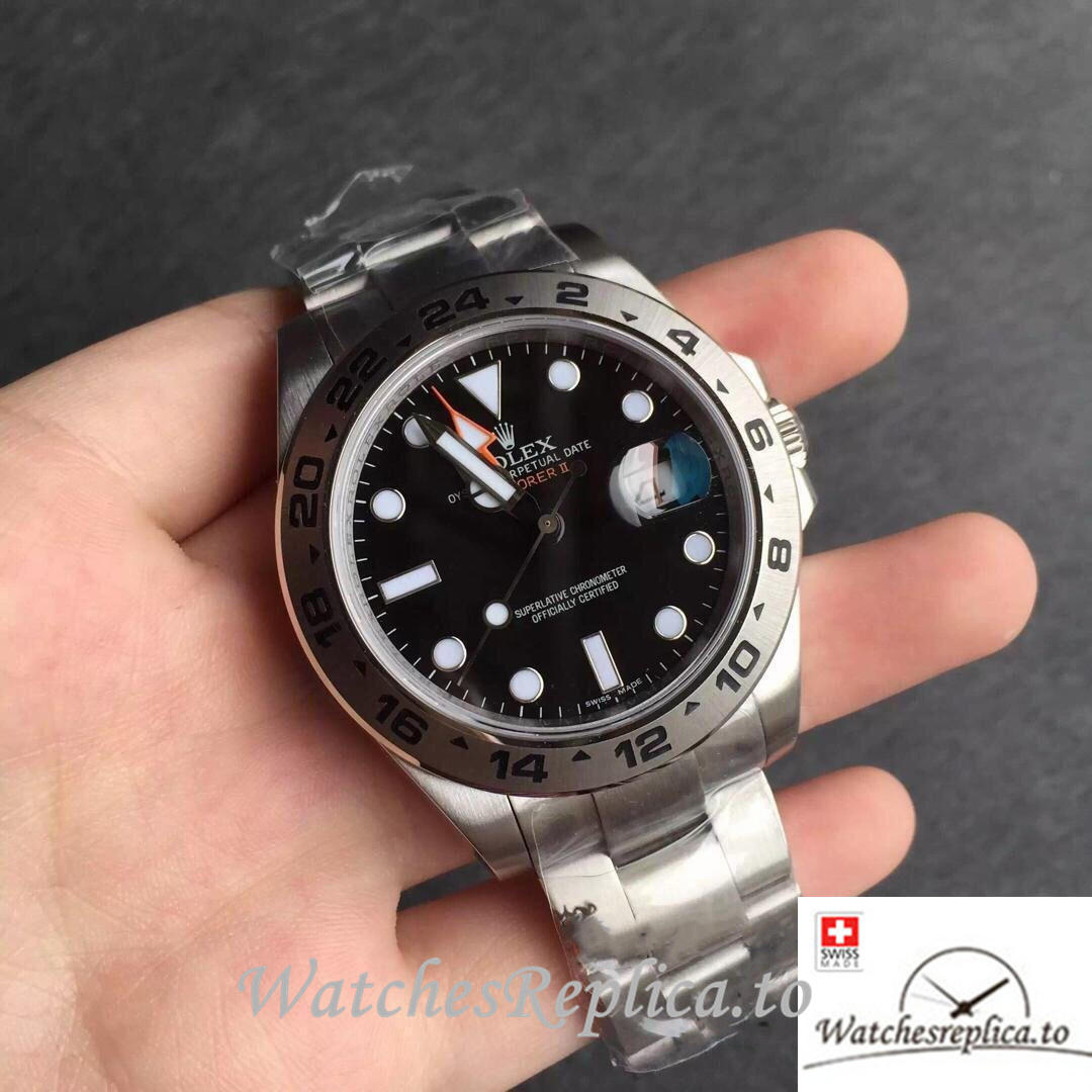 Swiss Rolex Explorer Replica 216570 Stainless steel strap 42MM - WatchesReplica.is