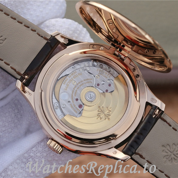 Patek Philippe Replica Calatrava 5227 Leather strap 39MM - WatchesReplica.is