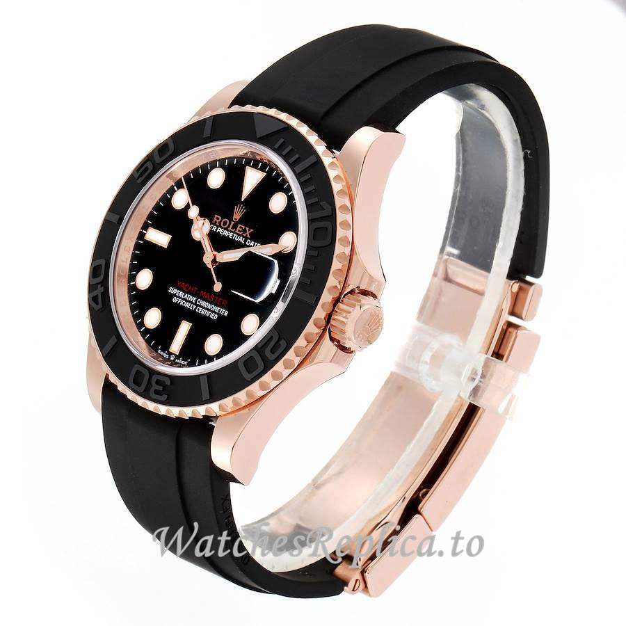 Replica Rolex Yachtmaster 126655 Rose Gold - WatchesReplica.is