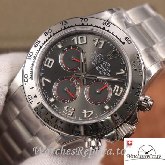 Swiss Rolex Daytona Replica 116509 Stainless steel strap 40MM - WatchesReplica.is