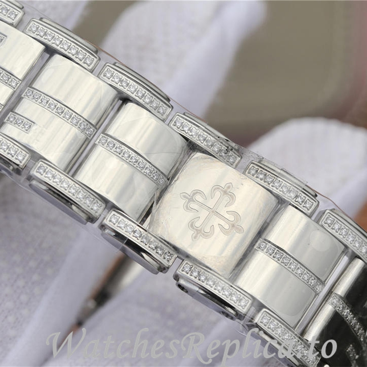 Patek Philippe Replica Twenty-4 4909 White Gold strap 26.3MM - WatchesReplica.is