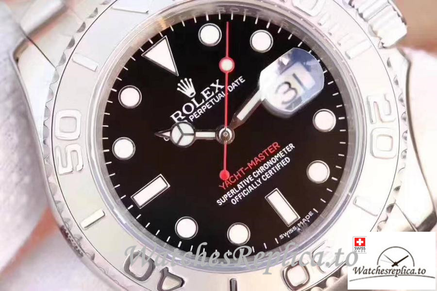 Swiss Rolex Yacht Master Replica 116622 003 Silver Strap 40MM - WatchesReplica.is