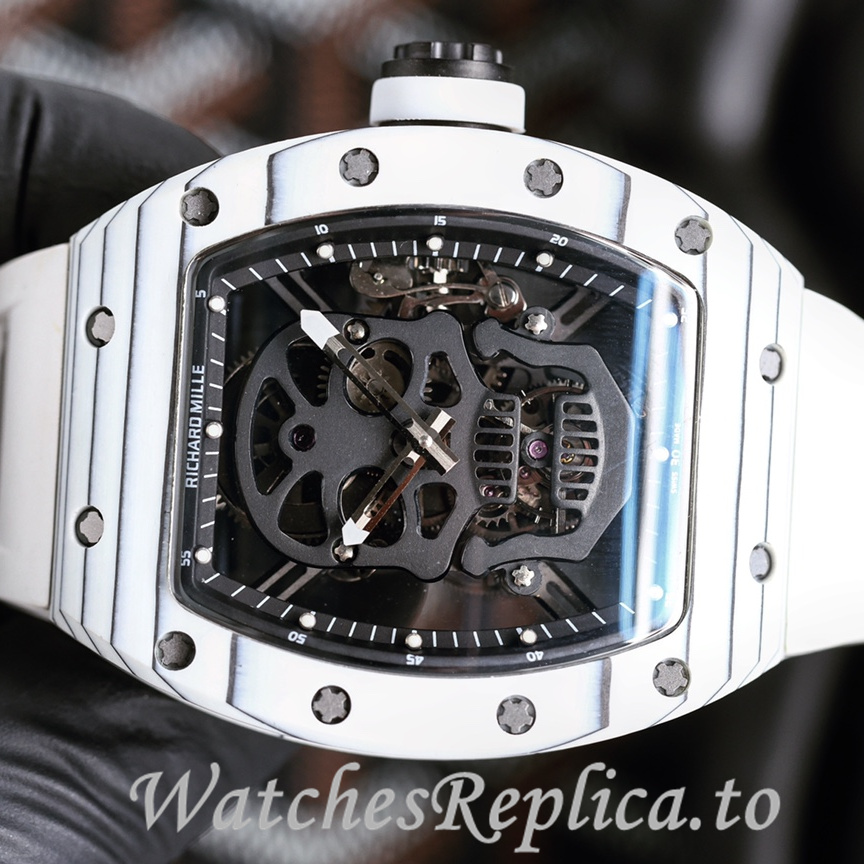 Richard Mille Replica RM052 Rubber strap 50MM - WatchesReplica.is
