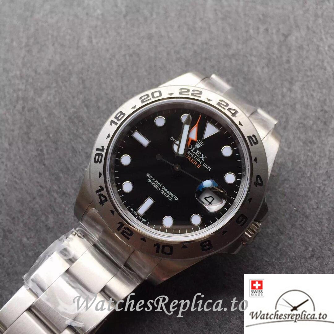 Swiss Rolex Explorer Replica 216570 Stainless steel strap 42MM - WatchesReplica.is